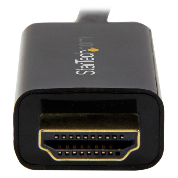 DisplayPort-HDMI変換アダプタケーブル 2m StarTech.com DP2HDMM2MB 4K対応