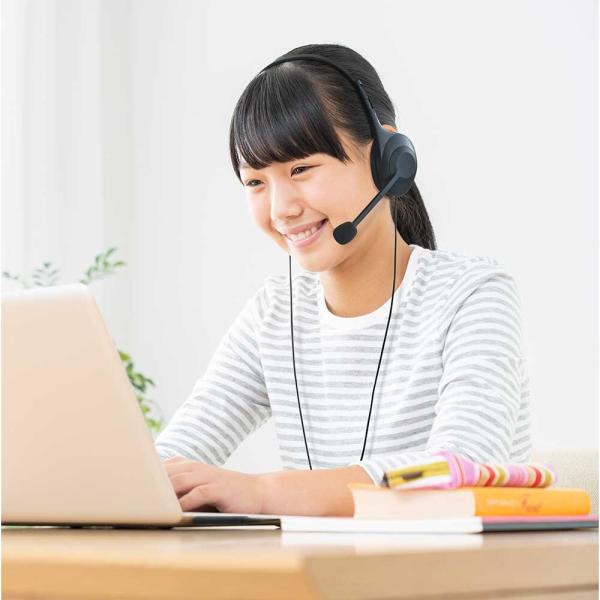 USBヘッドセット audio-technica ATH-102USB 両耳タイプ 蒸れにくい クリアサウンド Web会議 リモートワーク