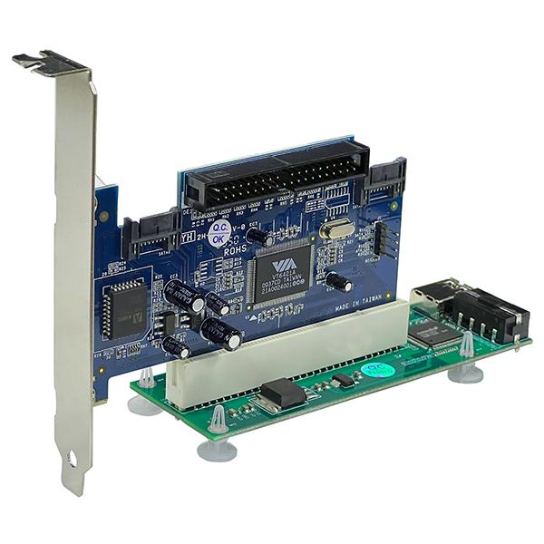 インターフェースボード PCI Express x1-PCI変換 玄人志向 KRHK-PCI-PCIE 外部電源供給