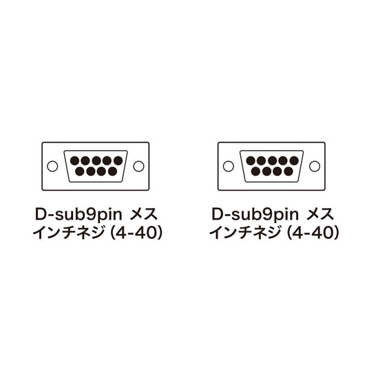 RS-232Cケーブル SANWA SUPPLY KR-M1 ターミナルアダプタ DCE モデム・TA 1m