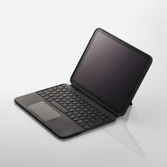 ケース一体型キーボード ELECOM TK-CA12BPBK iPad 10.9インチ (第10世代)専用 コンパクト Bluetooth 脱着式 トラックパッド搭載