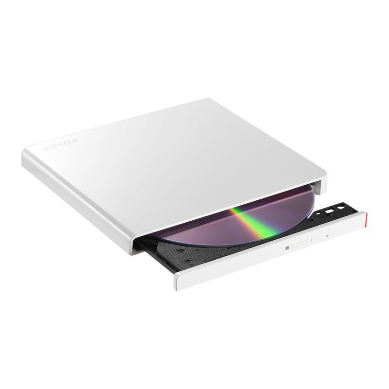 USB2.0 ポータブルDVD ソフト付 ホワイト BUFFALO DVSM-PLS8U2-WHB