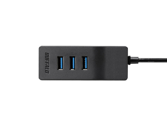 USB3.0 上挿し 4ポートセルフパワーハブ ブラック BUFFALO BSH4A110U3BK ブラック/セルフパワー
