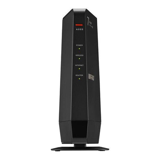 Wi-Fi 7 11be 対応デュアルバンドWi-Fiルーター 5764+688Mbps AirStation WSR6500BE6P-BK BUFFALO
