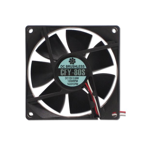 PCケース用ファン 80mm AINEX CFY-80S 静音タイプ