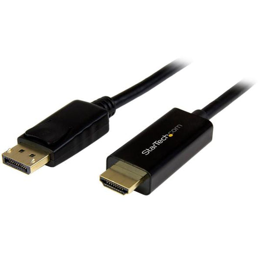 DisplayPort-HDMI変換アダプタケーブル 2m StarTech.com DP2HDMM2MB 4K対応