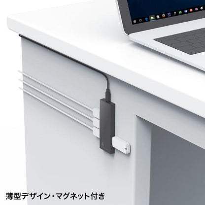 USBハブ SANWA SUPPLY USB-2H401BKN USB3.2Gen1+USB2.0コンボハブ