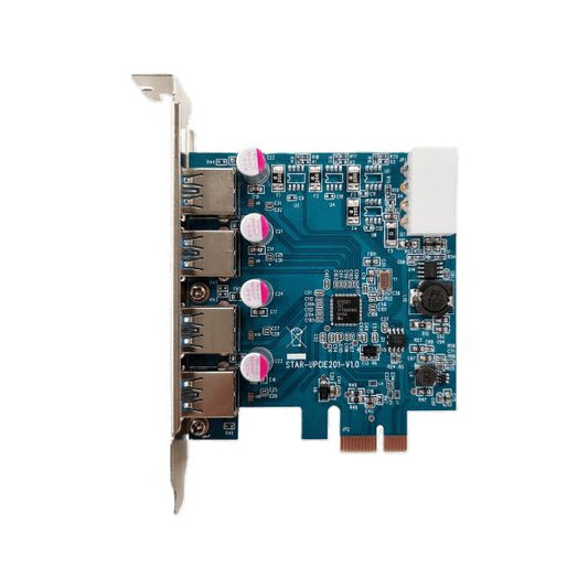 インターフェースボード Renesas 玄人志向 USB3.0RA-P4-PCIE UPD720201搭載 USB3.0 Type-A x4 インターフェース(PCI-E x1接続) 増設ボード