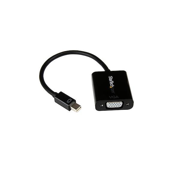 Mini DisplayPort-VGAアダプタ StarTech.com MDP2VGA2 Black Mini DisplayPort-VGA
