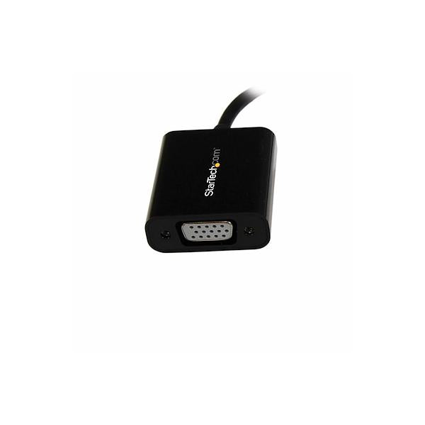 Mini DisplayPort-VGAアダプタ StarTech.com MDP2VGA2 Black Mini DisplayPort-VGA
