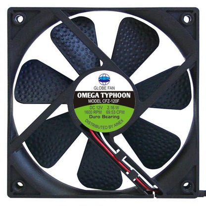 PCケース用ファン OMEGA TYPHOON 120mm AINEX CFZ-120FB 標準タイプ