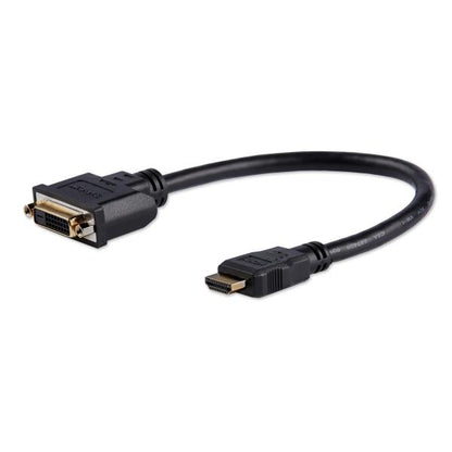 HDMI-DVI-D変換ケーブル 20cm StarTech.com HDDVIMF8IN 変換ケーブル 2重シールド