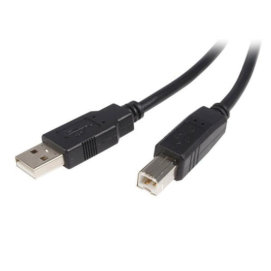3m USB 2.0ケーブル StarTech.com USB2HAB2M ABタイプ ブラック