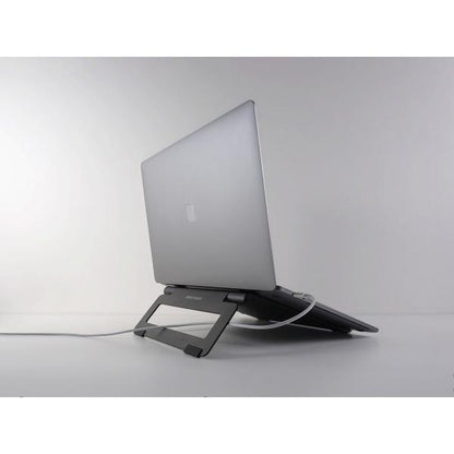 ノートパソコンスタンド L SWING-STAND BY ME ブラック ARCHISITE AS-LWBM-BK 極厚アルミ素材 角度調整 13インチに最適 傾斜 イラスト制作