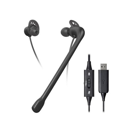 USBヘッドフォン audio-technica ATH-202USB イヤホン型 Type-A USB Type-C