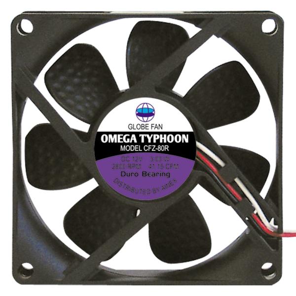 PCケース用ファン OMEGA TYPHOON 80mm AINEX CFZ-80RB 高速タイプ