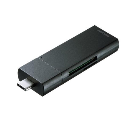 Type-Cカードリーダー SANWA SUPPLY ADR-3TCMS7BKN コンパクト