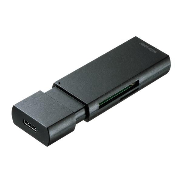 Type-Cカードリーダー SANWA SUPPLY ADR-3TCMS7BKN コンパクト