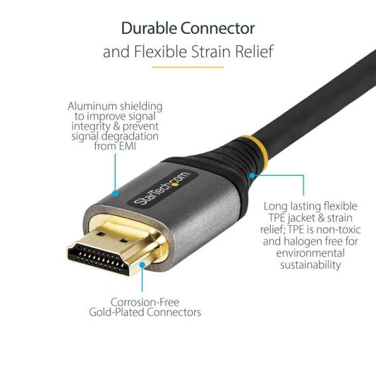HDMI 2.0ケーブル 1m StarTech.com HDMMV1M 4K60Hz 高耐久性 HDR10