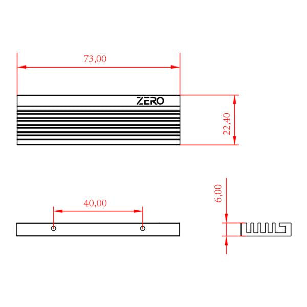 冷却装着 M.2 SSD用高性能 AINEX ZERO-M05 ヒートシンクセット PS5対応 アルミニウム 冷却
