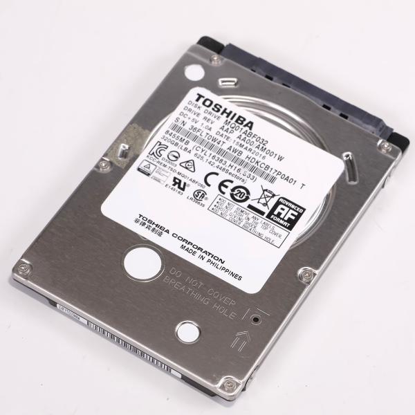 動作未確認ハードディスク 320GB TOSHIBA 2.5インチ MQ01ABF032