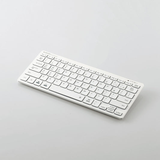 Bluetoothミニキーボード ELECOM TK-FBP102WH パンタグラフ 薄型 軽量