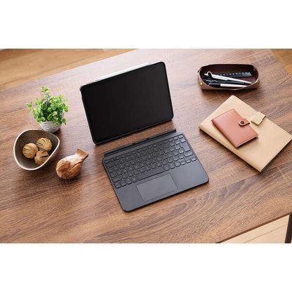 ケース一体型キーボード ELECOM TK-CA11BPBK 11インチiPad Air(M2) iPad Air 10.9インチ (第5 4世代)専用 コンパクト Bluetooth 脱着式