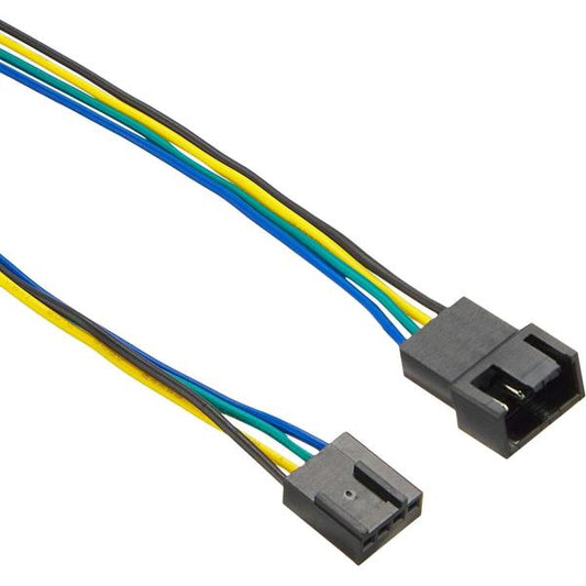 PWMファン用電源延長ケーブル 30cm AINEX CA-094A 延長アダプタ RoHS 4pin