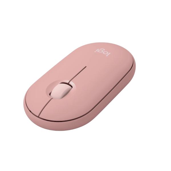 ワイヤレスマウス ローズ logicool M350SRO Pebble Mouse 2 M350S 軽量 薄型 静音 Win Mac対応