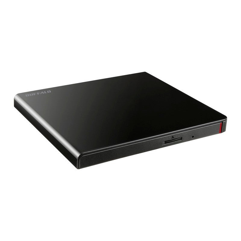 USB2.0対応 ポータブルDVD 書込ソフト添付 ブラック BUFFALO DVSM-PLV8U2-BKB 薄型/軽量/ブラック