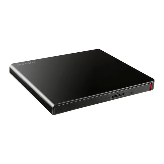 USB2.0 ポータブルDVD ソフト付 ブラック BUFFALO DVSM-PLS8U2-BKB 　再生ソフト付き