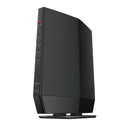 無線LAN親機11ax/ac/n/a/g/b 4803+573Mbps BUFFALO WSR-5400AX6P-BK Wi-Fi/EasyMesｈ/バンドステアリングLite