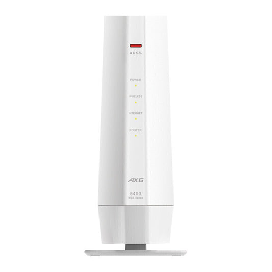 無線LAN親機11ax/ac/n/a/g/b 4803+573Mbps BUFFALO WSR-5400AX6P-WH Wi-Fi/EasyMesｈ/バンドステアリングLite