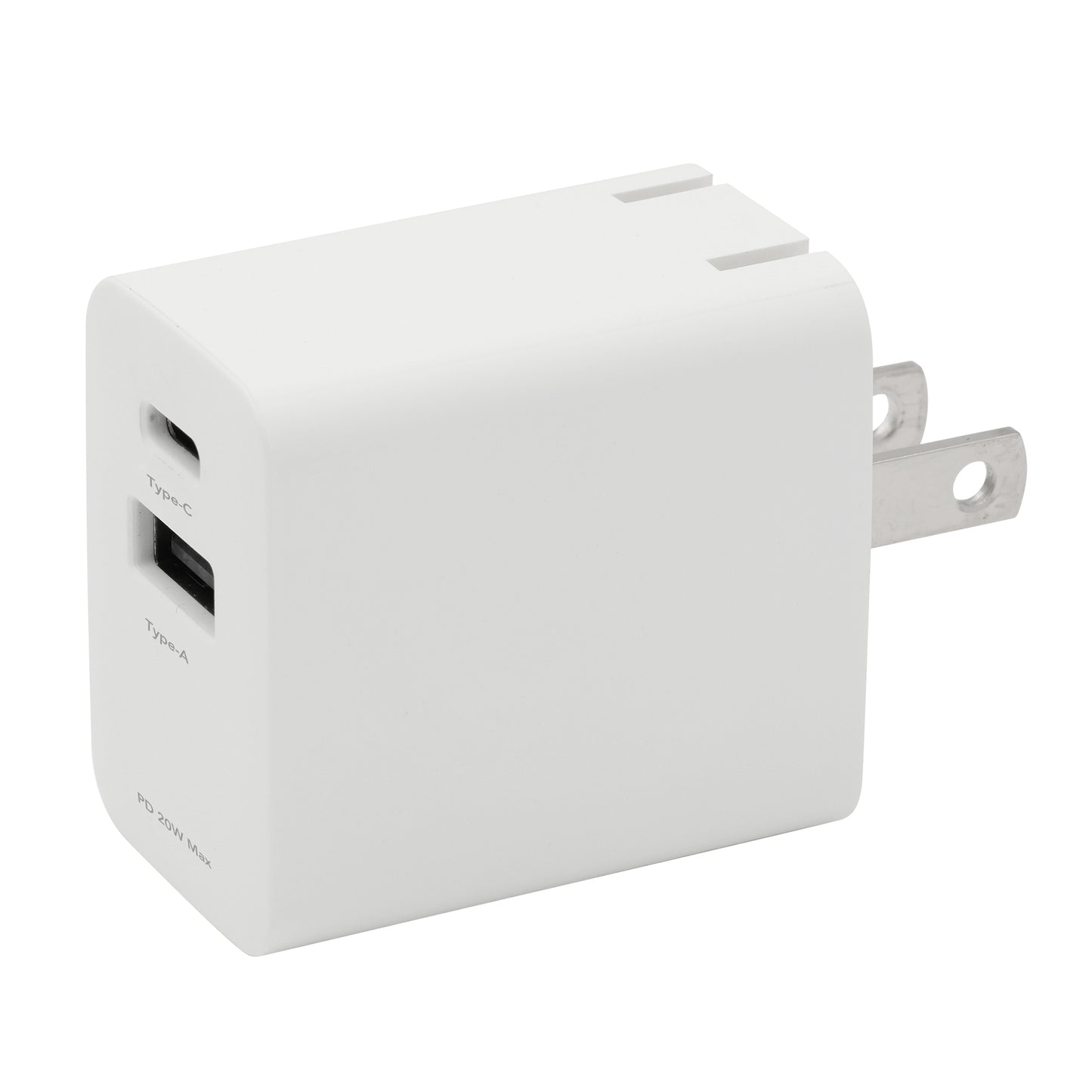 AC充電器 2ポート 20W GREEN HOUSE GH-JD2PA-WH ホワイト/Swich対応/コンパクト