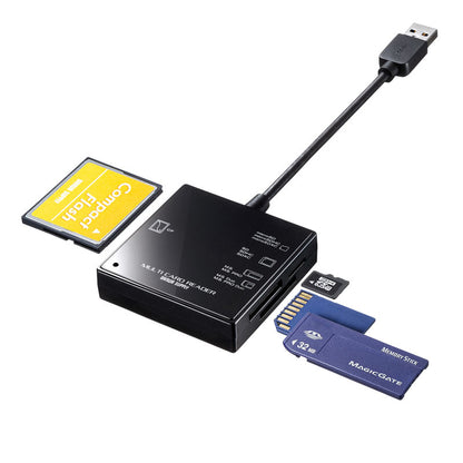 USB3.1 マルチカードリーダー(ブラック) SANWA SUPPLY ADR-3ML39BKN ブラック/SDカード/コンパクトフラッシュ