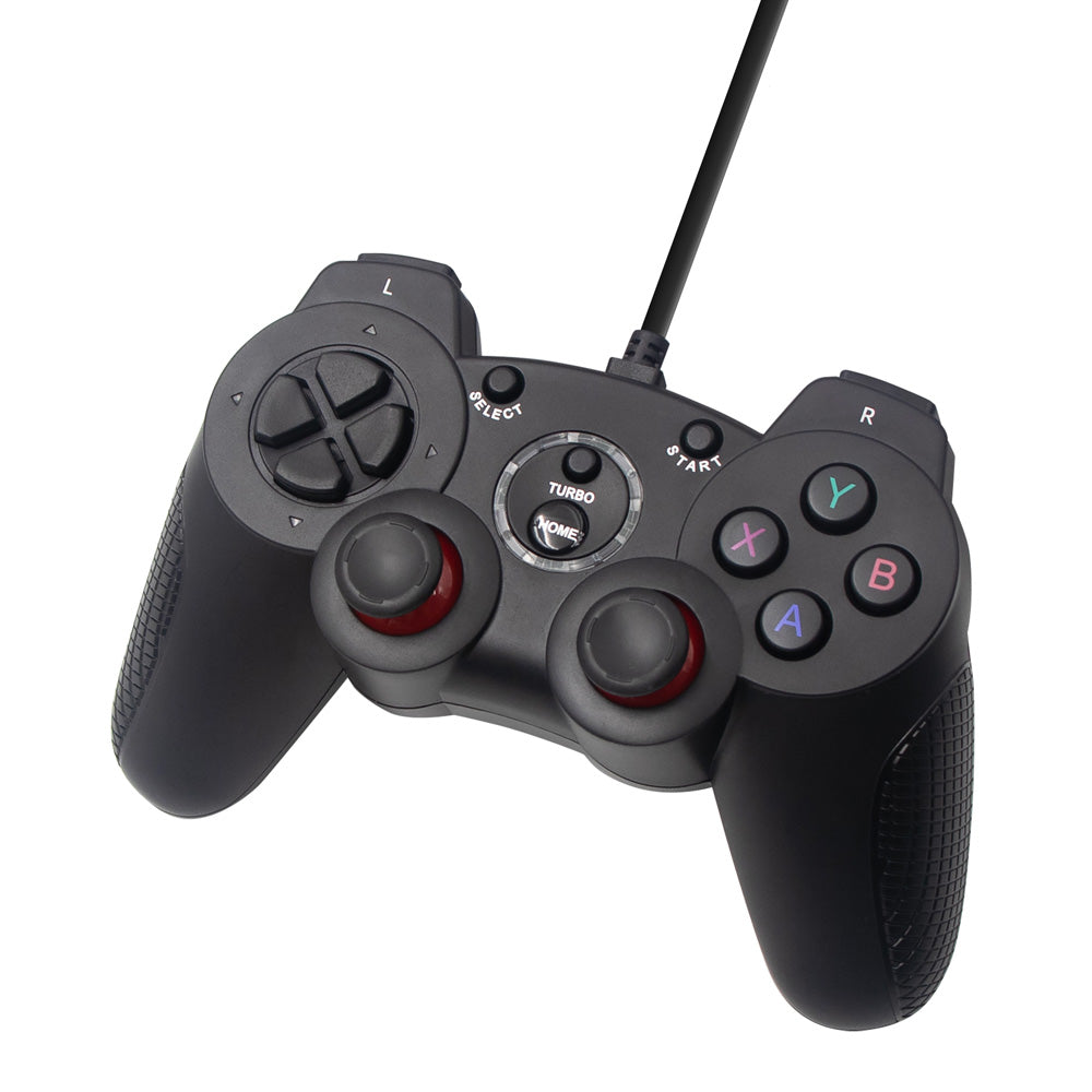 PCゲーム用有線コントローラー AINEX GP-01 有線/ゲームパッド/連射機能/振動機能