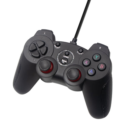 PCゲーム用有線コントローラー AINEX GP-01 有線/ゲームパッド/連射機能/振動機能