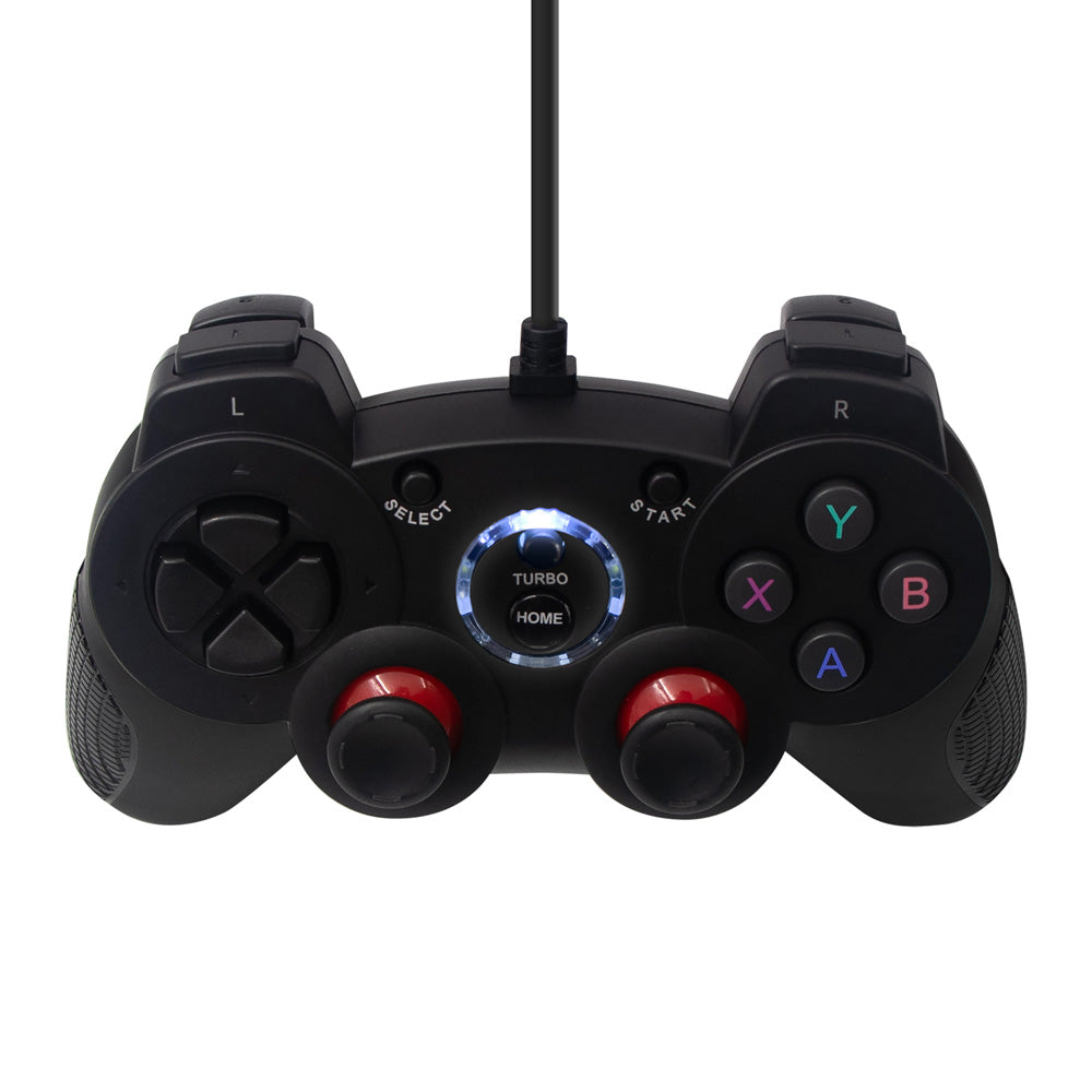 PCゲーム用有線コントローラー AINEX GP-01 有線/ゲームパッド/連射機能/振動機能
