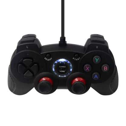 PCゲーム用有線コントローラー AINEX GP-01 有線/ゲームパッド/連射機能/振動機能