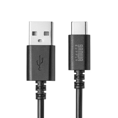 USB 2.0 Type-Cケーブル SANWA SUPPLY KU-CA20BK USB-IF認証/金ピン