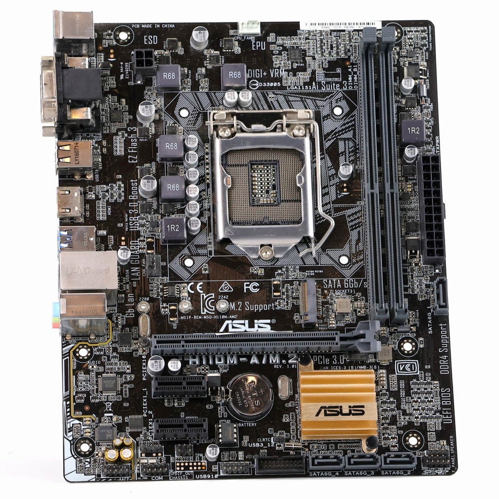 マザーボード H110M-A M.2 ASUS 動作確認済