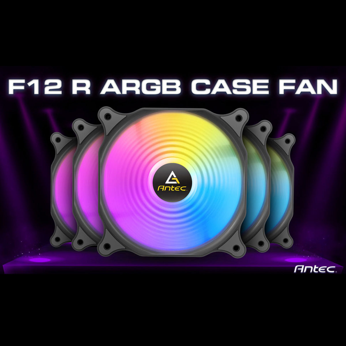 ケースファン Antec F12 Racing ARGB 120mm 12cm ARGB