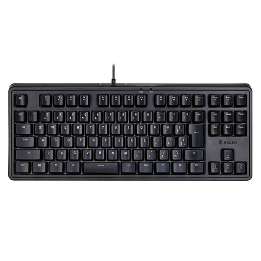 RACEN メンブレンゲーミングキーボードTKL ブラック CENTURY CRC-GMBKRGB02 キーボード ゲーミング 有線