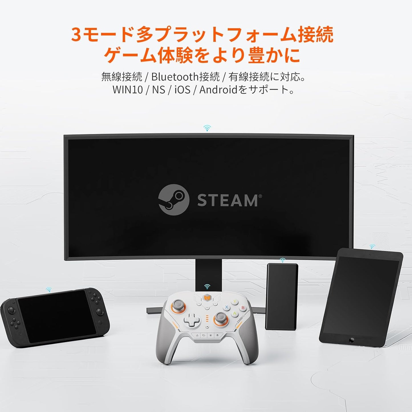 ジャイロ搭載ゲームパッド BIGBIGWON Blitz 2 TMR Switch スマホ PC