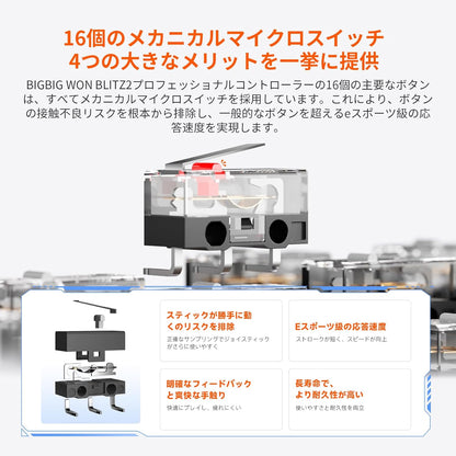 ジャイロ搭載ゲームパッド BIGBIGWON Blitz 2 TMR Switch スマホ PC