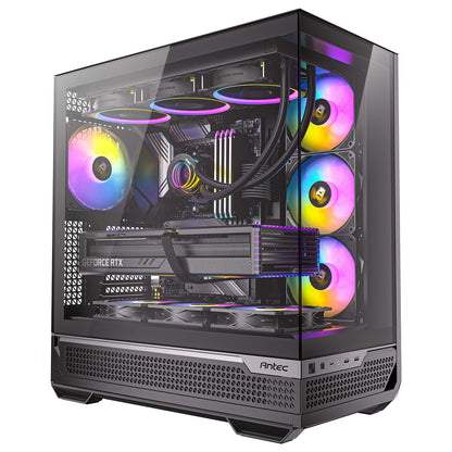 ANTEC Antec Constellation C7 ARGB ミドルタワー 冷却PCケース ピラーレス式 ブラック 強化ガラスパネル搭載