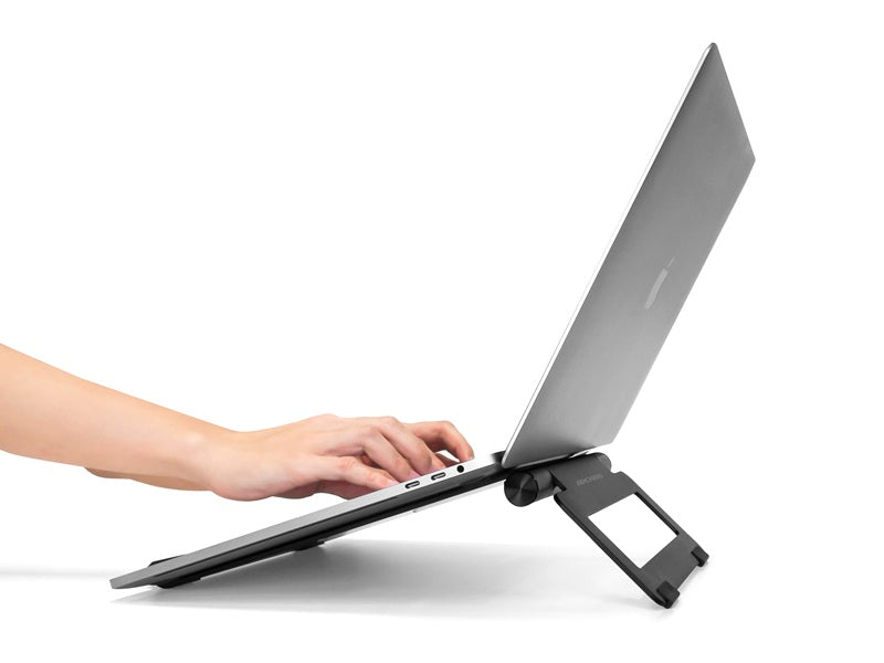 アーキサイト ARCHISITE ノートパソコン/タブレット用アルミスタンド  L SWING-STAND BY ME AS-LWBM-SL シルバー