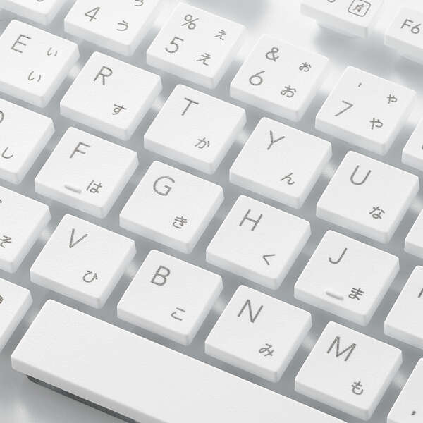 ELECOM エレコム 無線キーボード TK-WS02DMKWH 洗える 抗菌 ホワイト テンキー付き