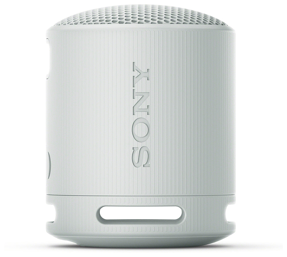 ワイヤレスポータブルスピーカー Bluetooth スピーカー ソニー  SONY SRS-XB100 ライトグレー 高音質 おしゃれ アウトドア
