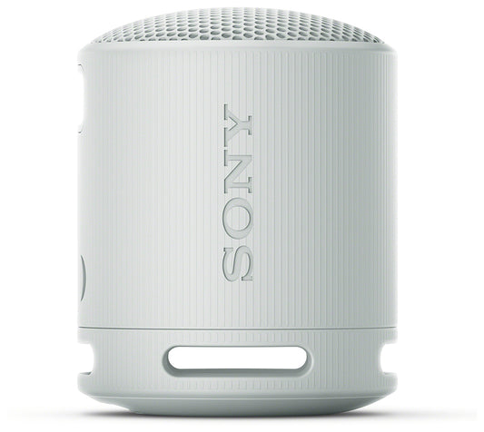 ワイヤレスポータブルスピーカー Bluetooth スピーカー ソニー  SONY SRS-XB100 ライトグレー 高音質 おしゃれ アウトドア